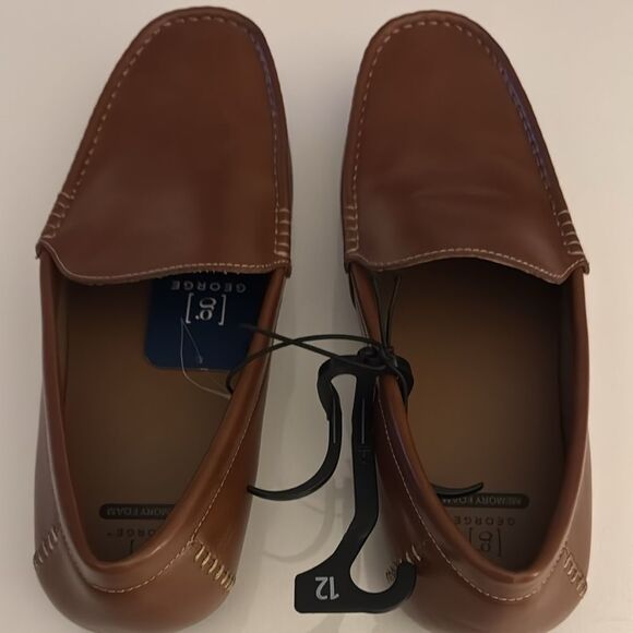 Brown Loafers Mens 12 Memory Foam - Picture 5 of 5